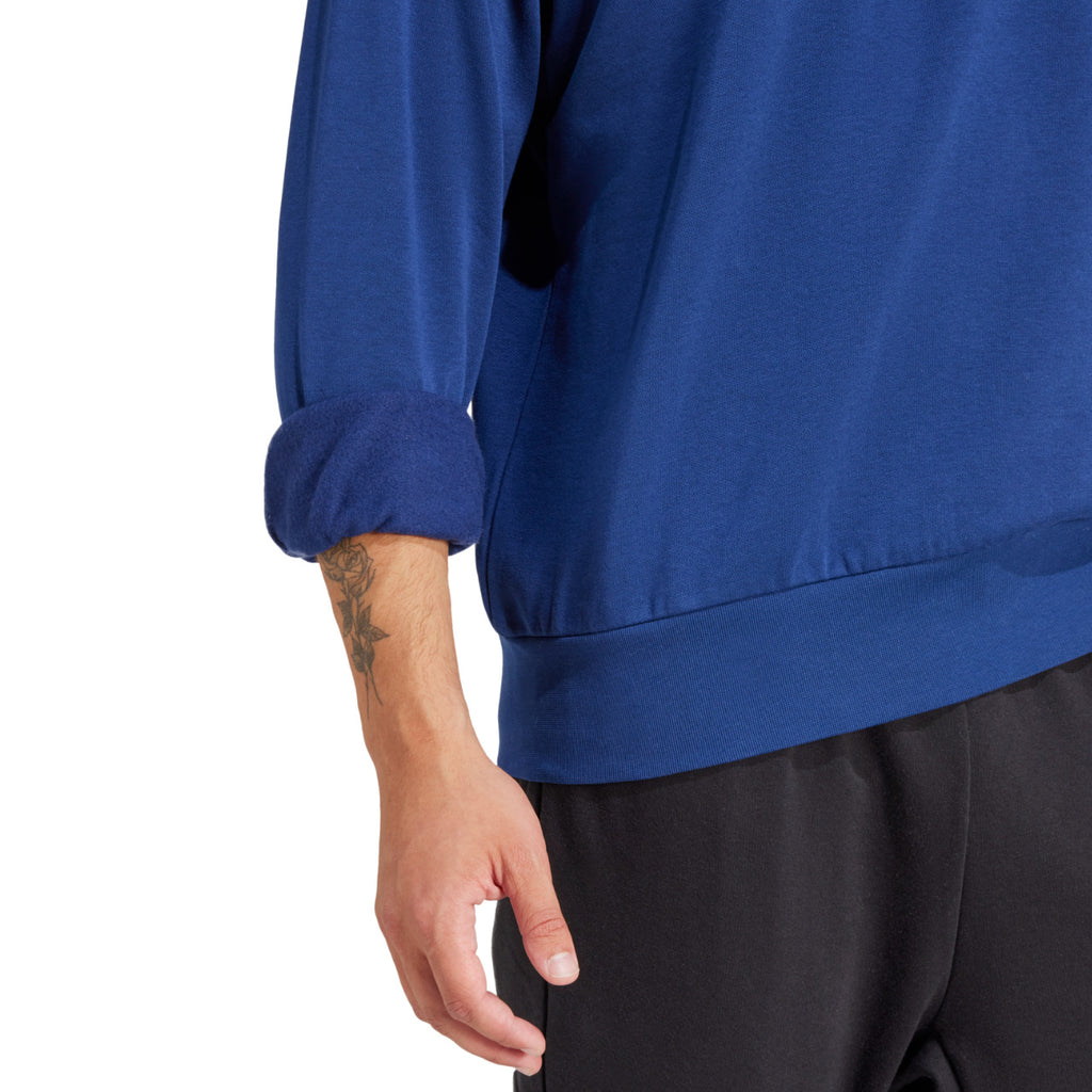 Bluza Męska Adidas Essentials JE3792 Sportowa Niebieska Bawełna