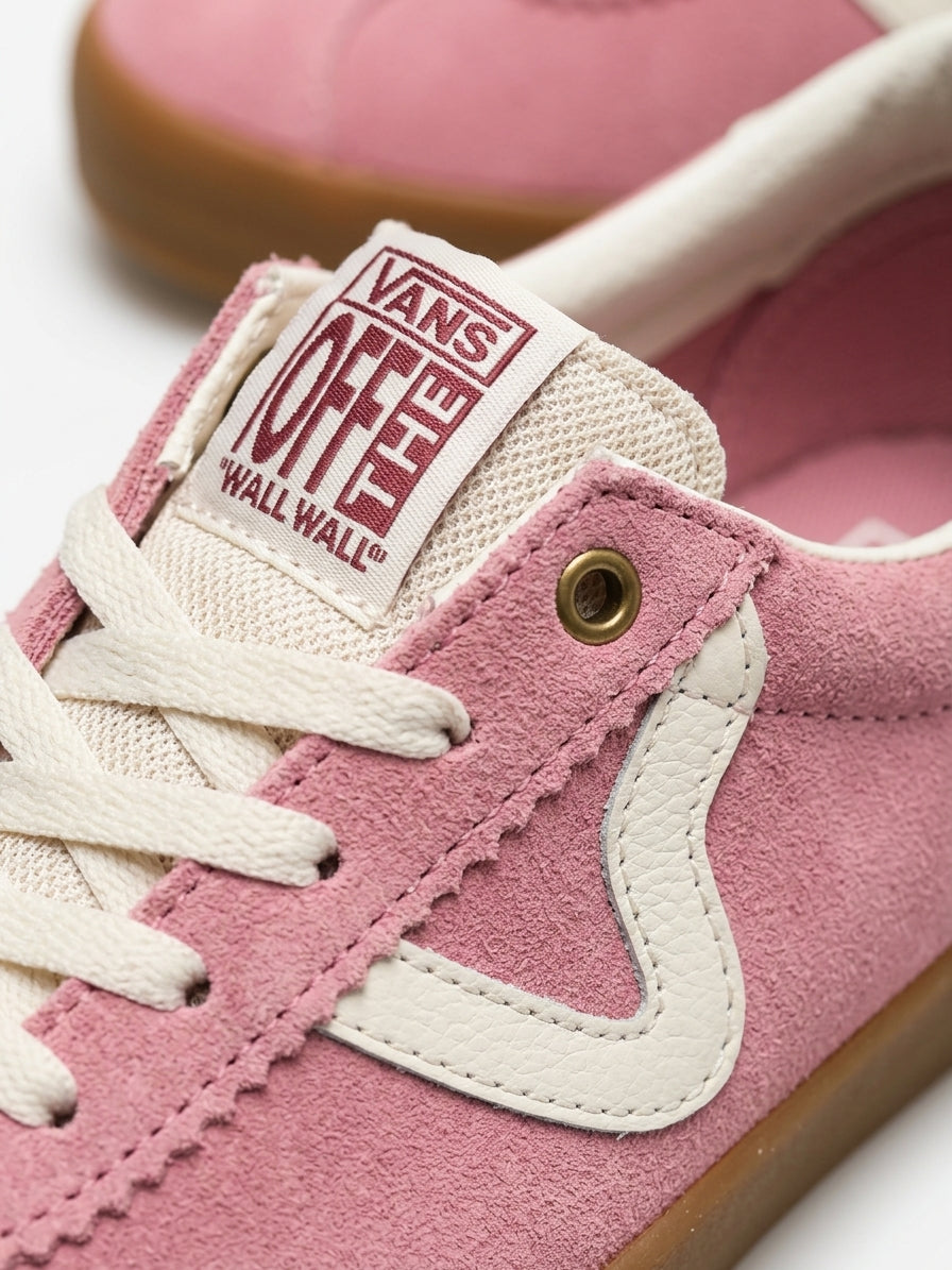 Buty Sportowe Damskie Vans Sport Low Różowe Zamsz