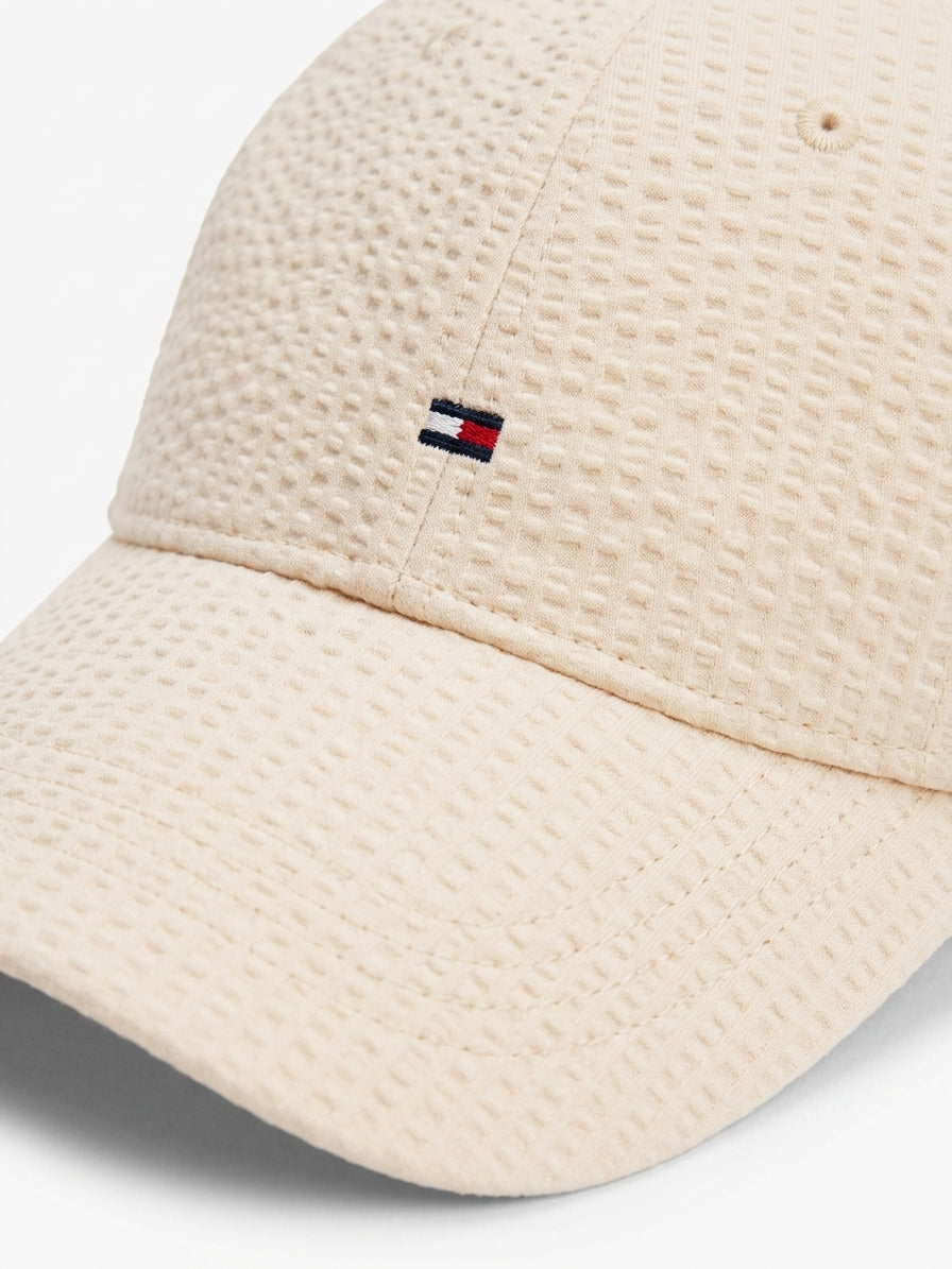 czapka z daszkiem męska Tommy Hilfiger AM0AM13427 niebieska bawełna