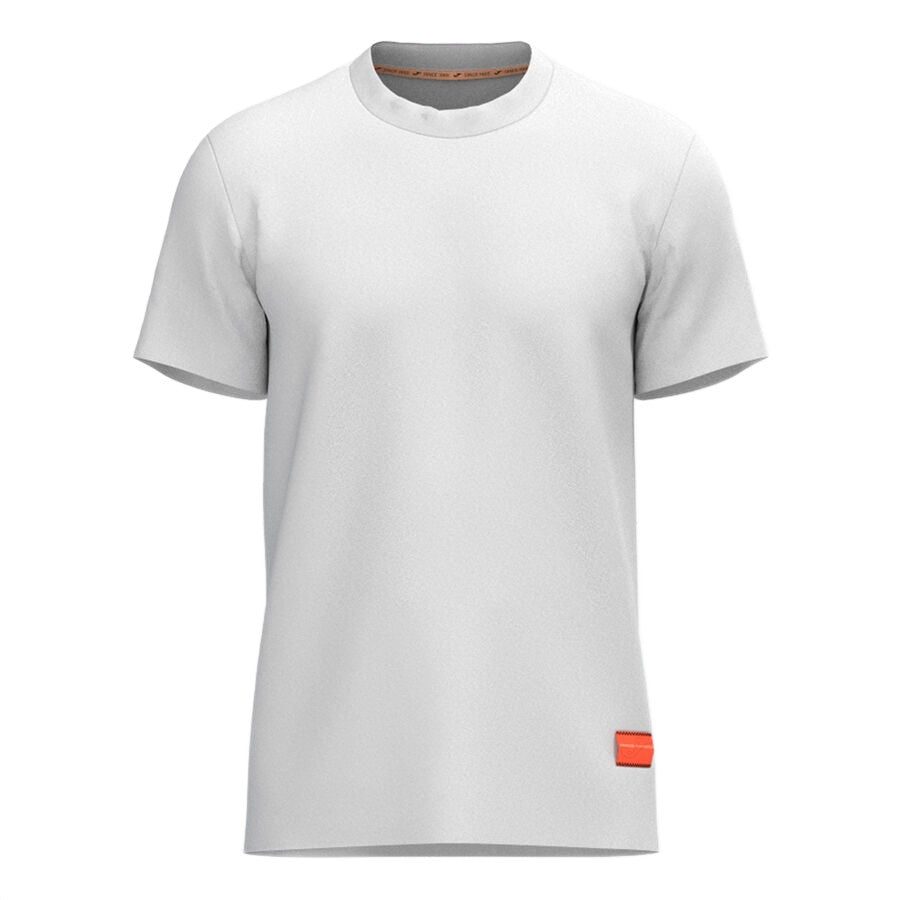 Joma Biała Bluzka Męska T-shirt na Krótki Rękaw Casual Oddychająca Bawłna