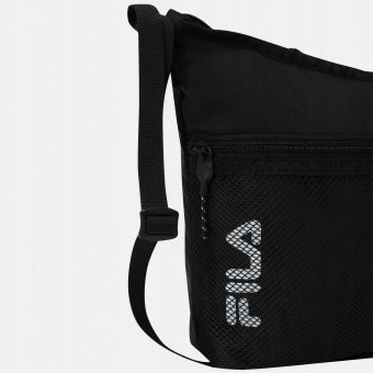 FILA Czarna Saszetka z Regulowanym Paskiem Torba na Zamek Liege Unisex