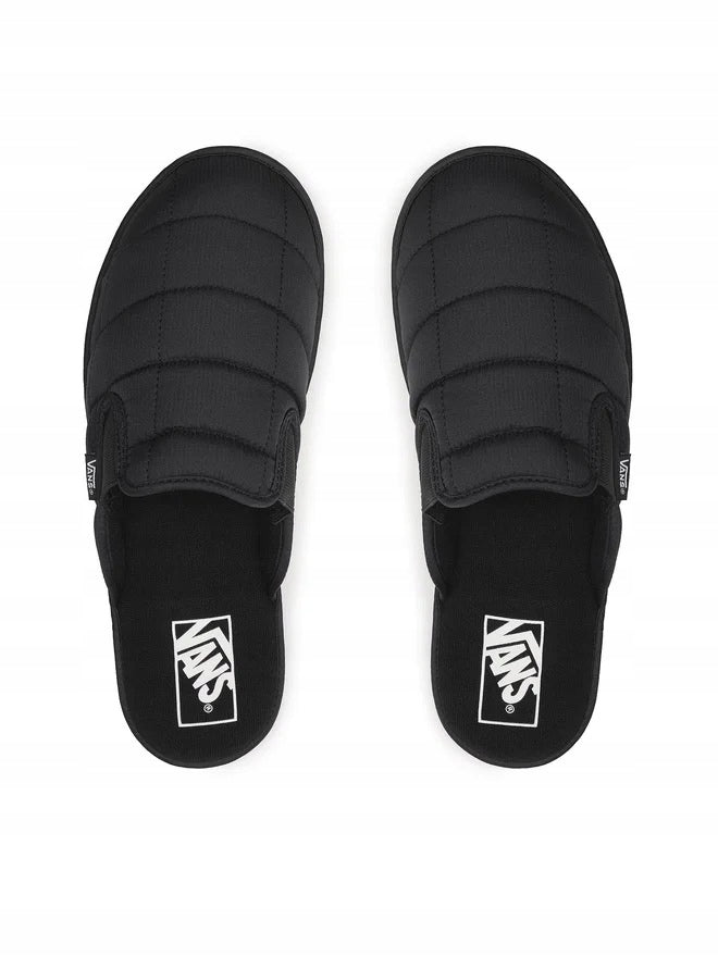 VANS Czarne Damskie Klapki Kapcie Mountain Mule Materiałowe