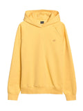 4F Żółta Bluza Sportowa z Kapturem Przez Głowę Oversize Unisex