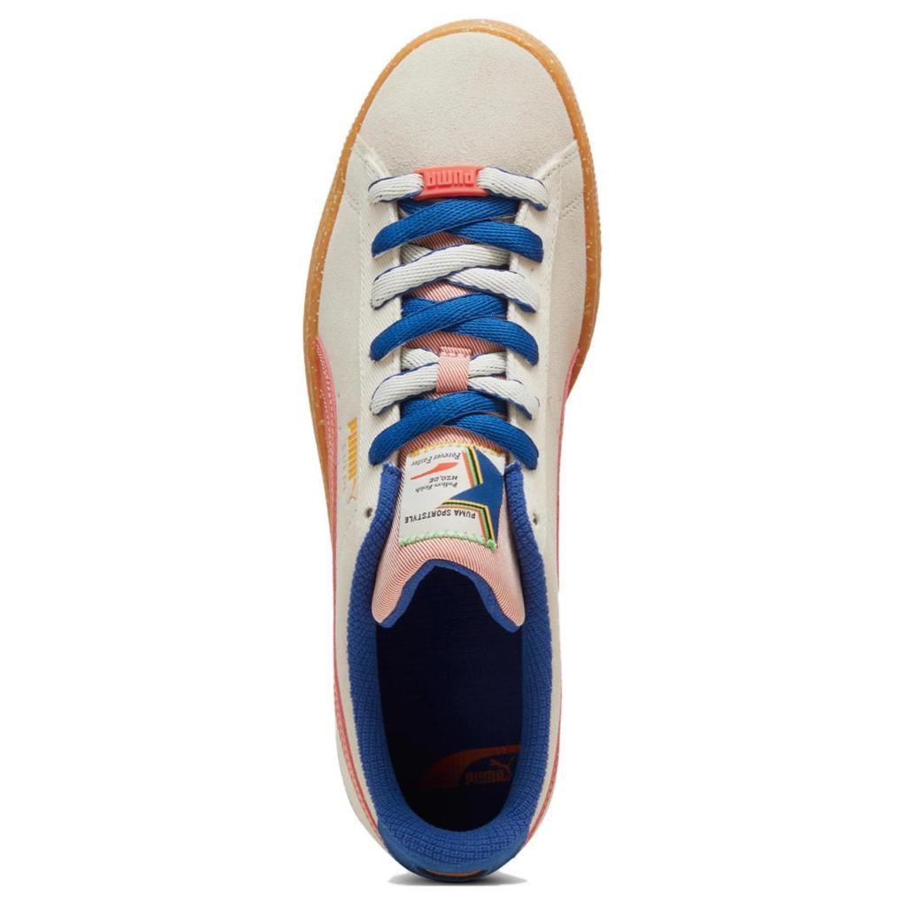Buty Sportowe Sneakersy Męskie Puma Suede Podium Kremowo-brązowe
