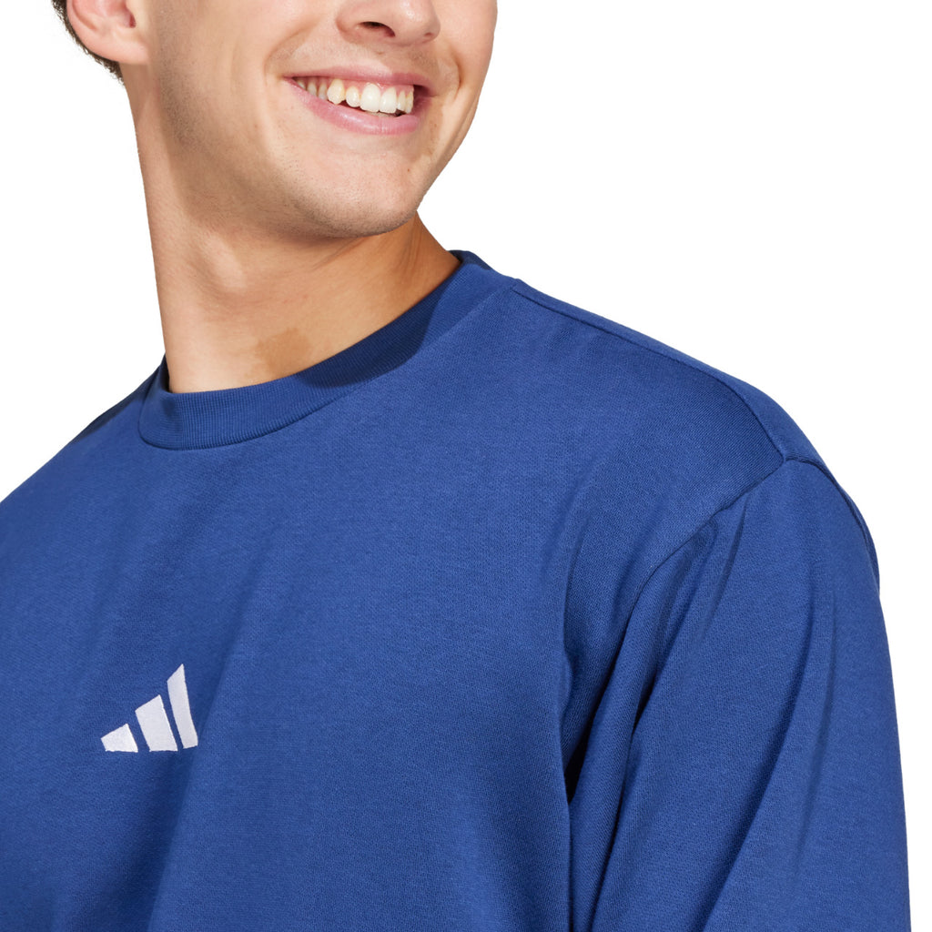 Bluza Męska Adidas Essentials JE3792 Sportowa Niebieska Bawełna