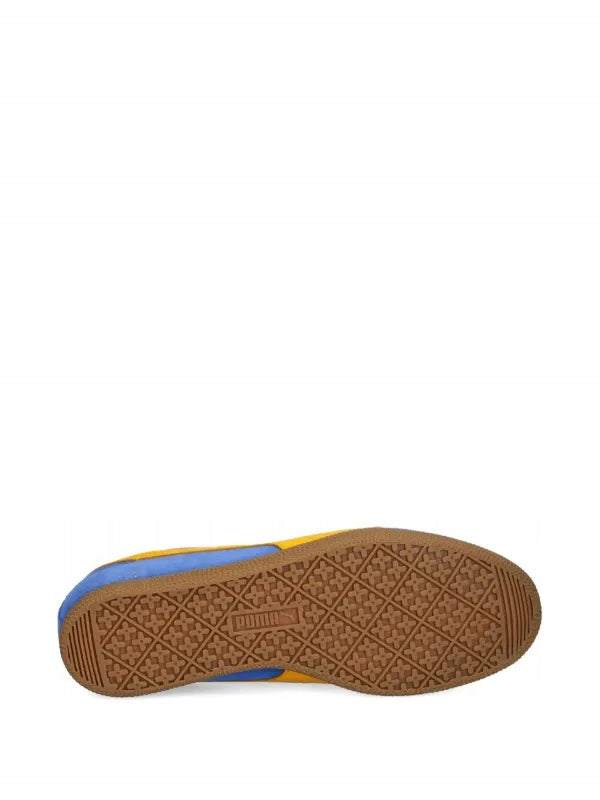 Puma Niebieskie Buty Męskie Sportowe Sneakersy Zamszowe Skóra Brasil