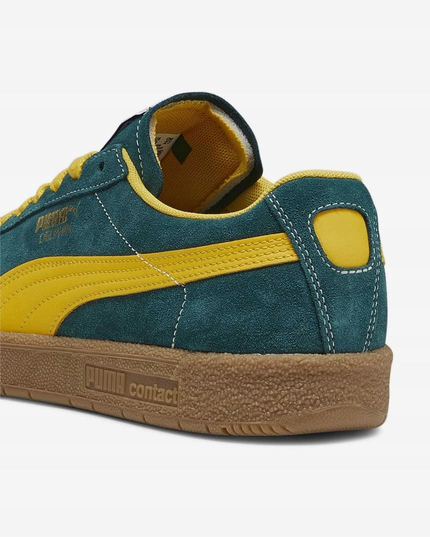 Puma Zielone Zamszowe Buty Męskie Skórzane Sportowe Sneakersy Brasil r.42