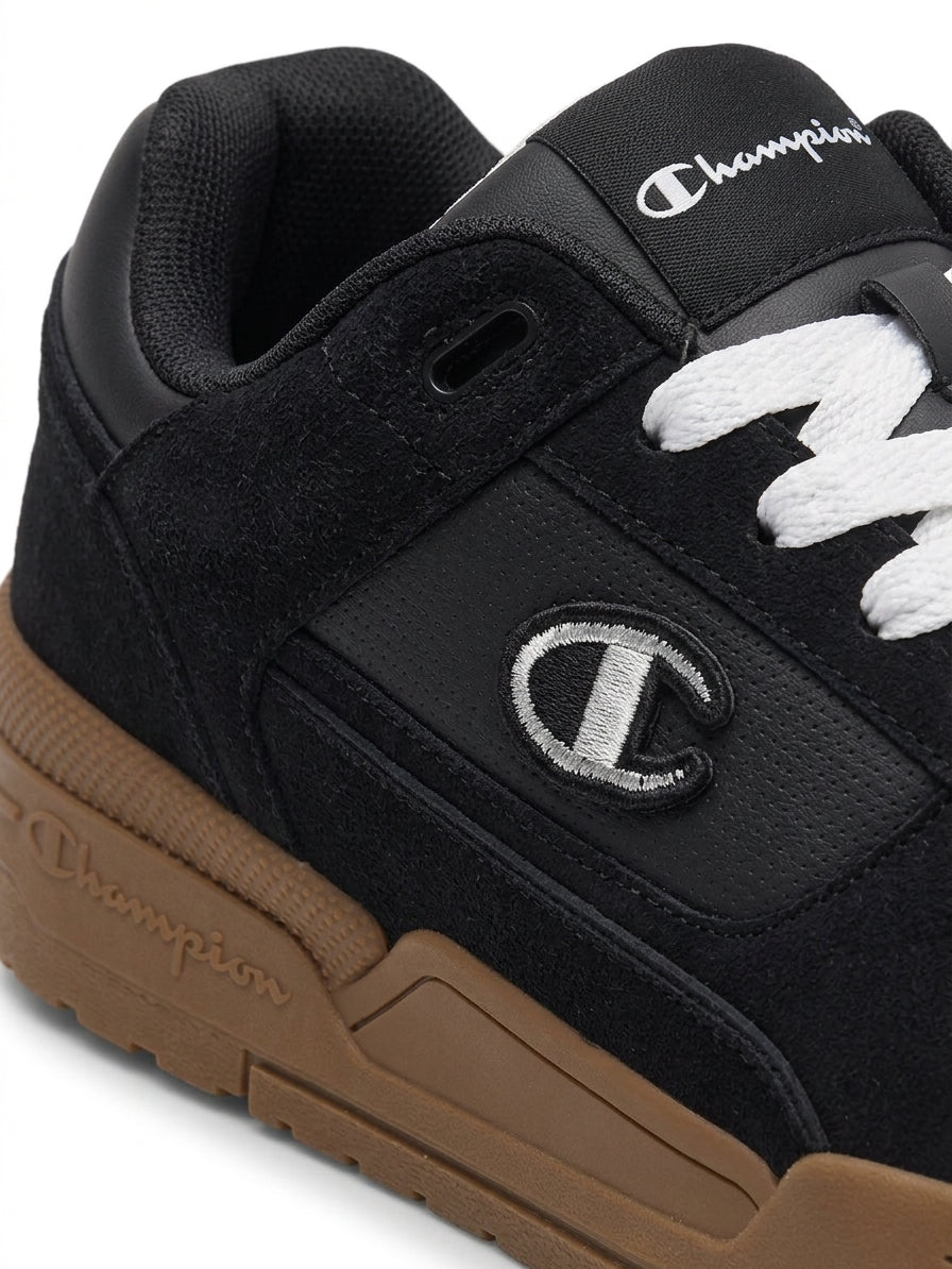Sneakersy meskie Champion S22319 sportowe czarne Brąz