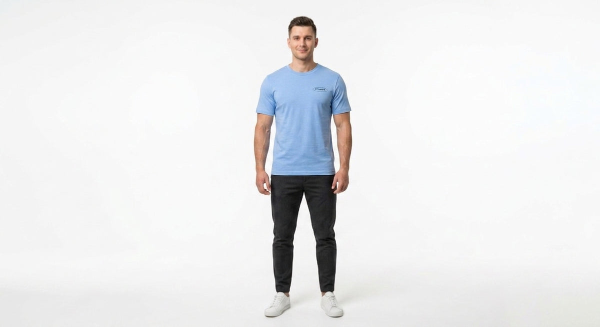Koszulka Meska Puma Graphics 3 Circles Tee Bawelniana Niebieska
