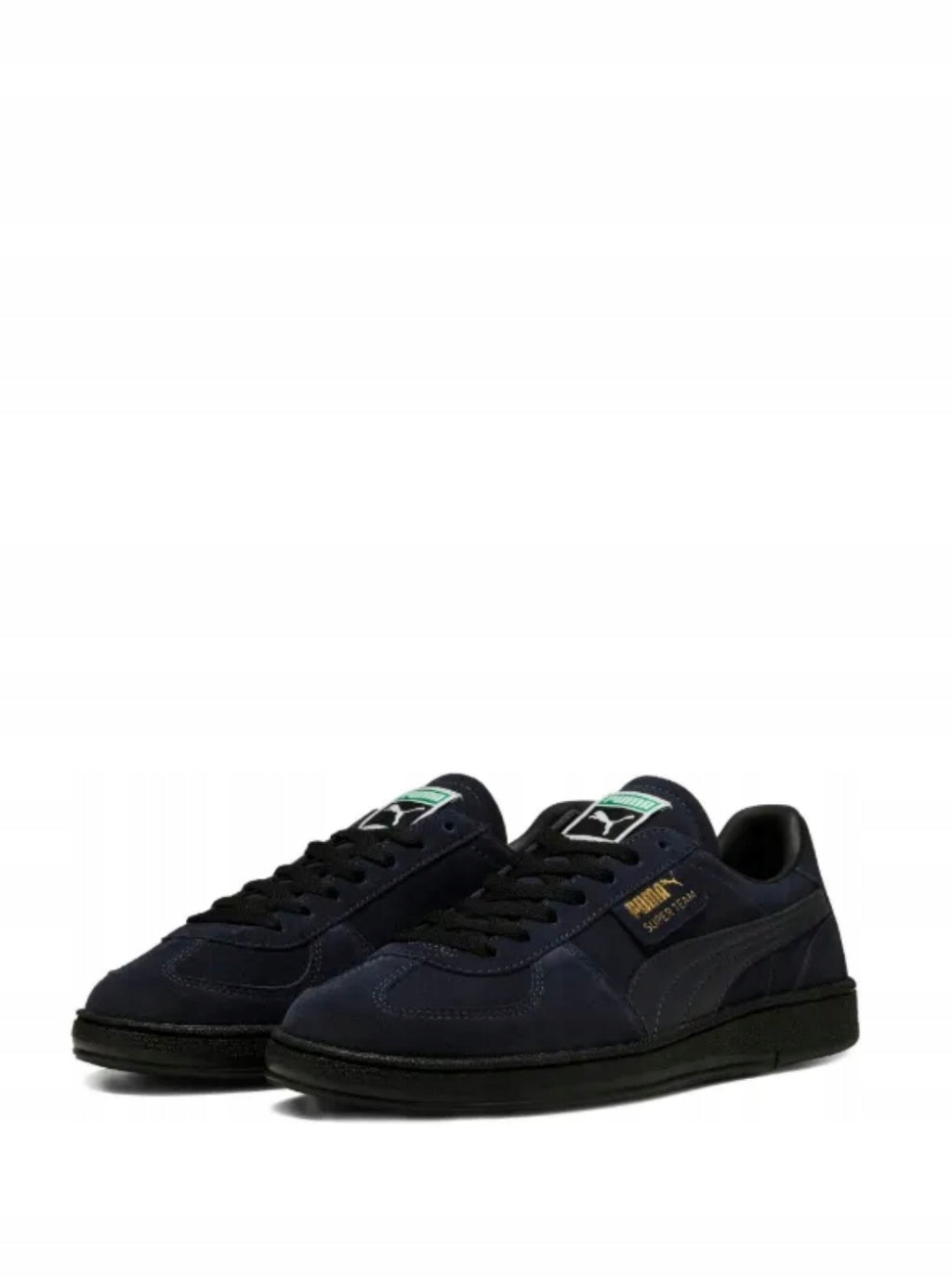 Puma Granatowe Buty Damskie Sportowe Sneakersy Super Team SD Zamszowe
