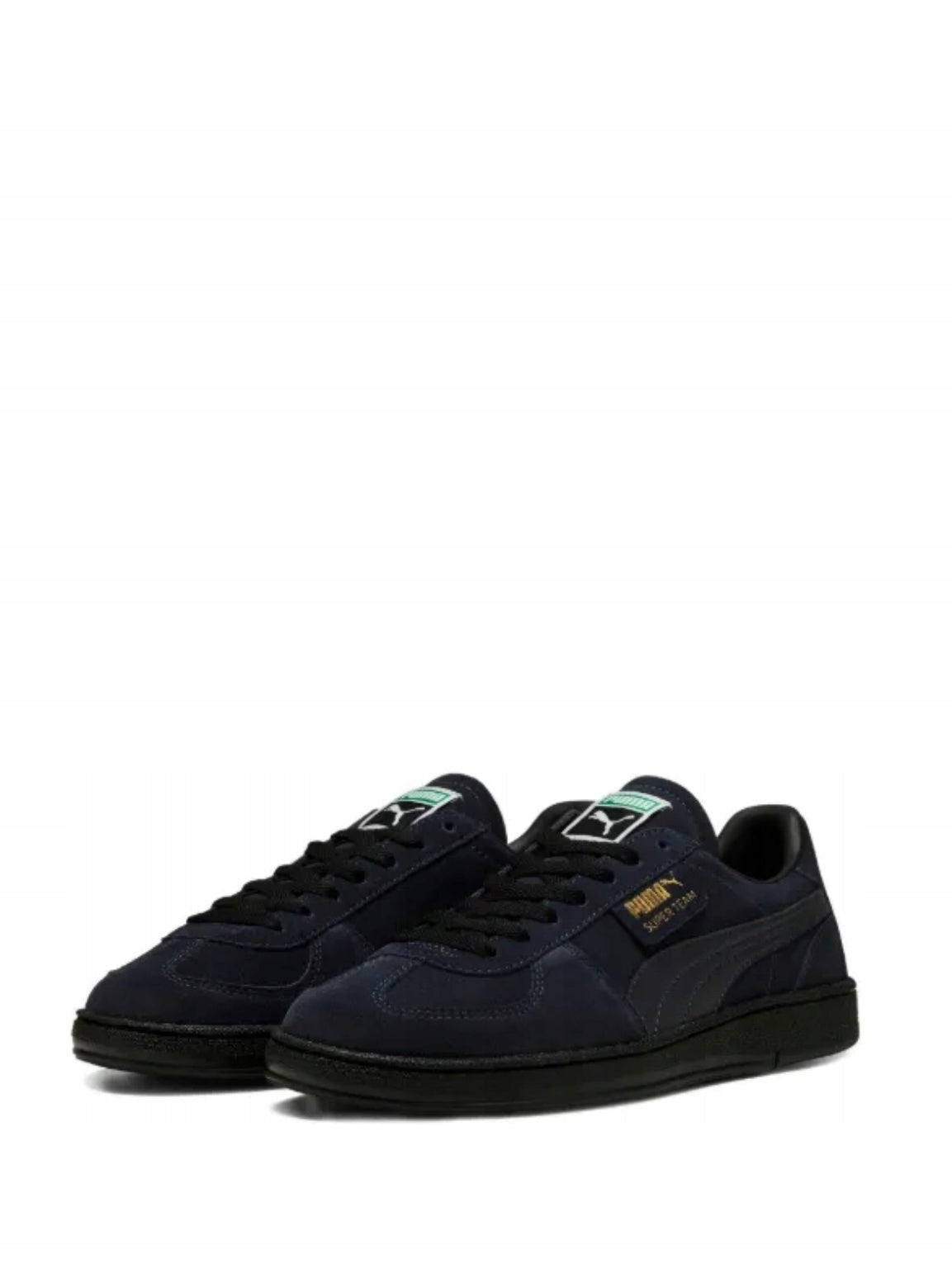 Puma Granatowe Buty Damskie Sportowe Sneakersy Super Team SD Zamszowe