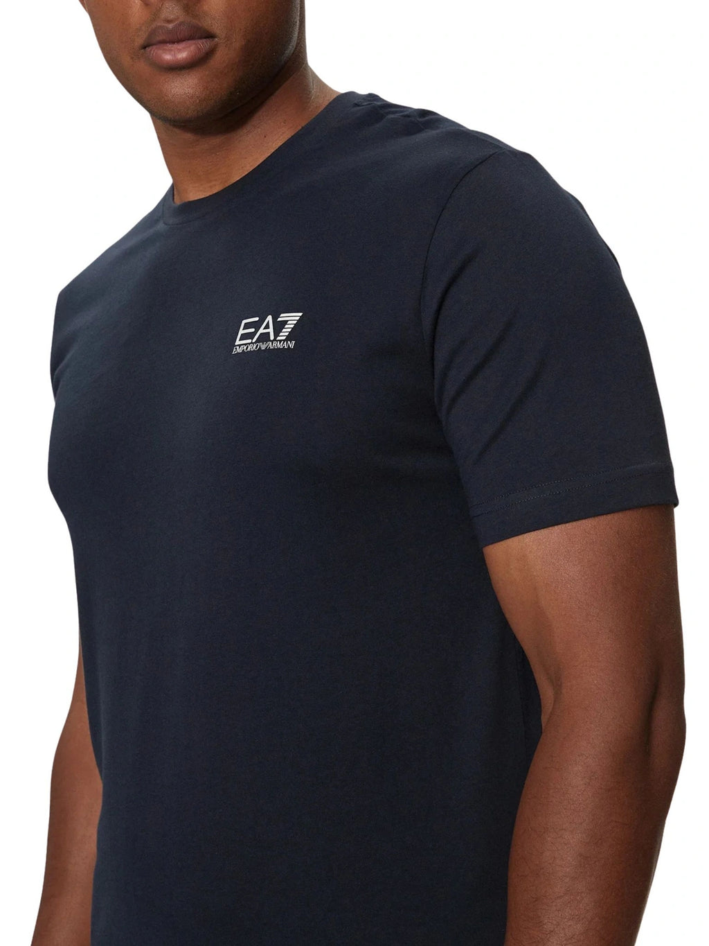T-shirt Męski Emporio Armani 8NPT25 PJVPZ Sportowy Granatowy Regular