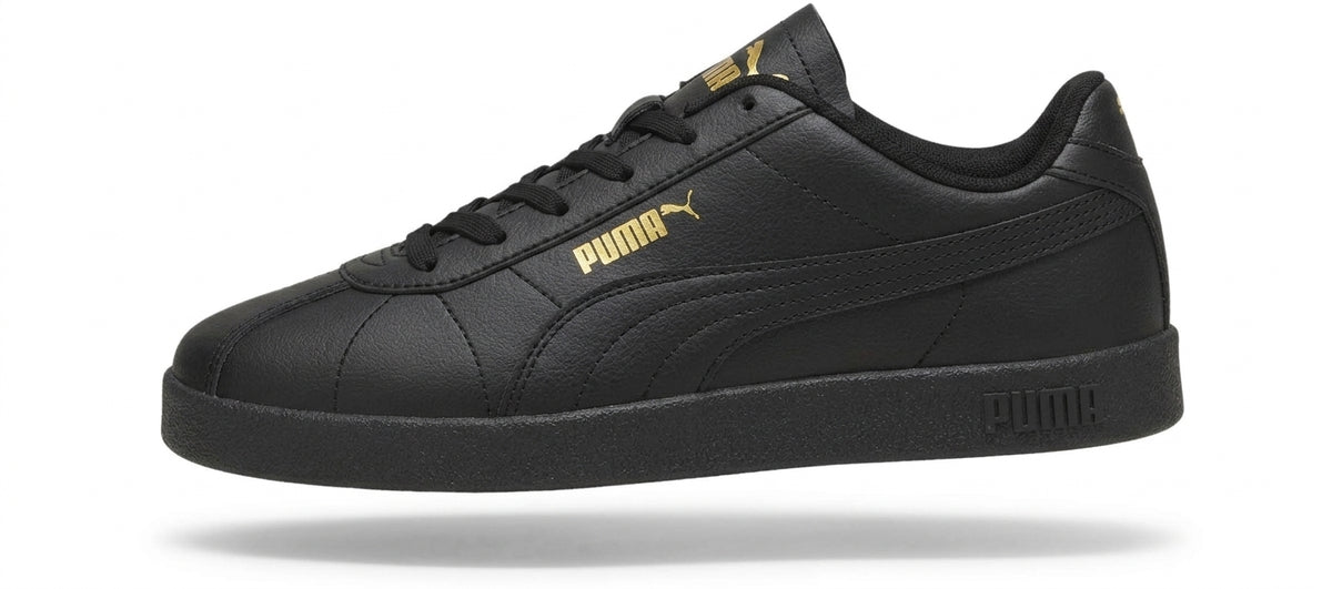 Buty Męskie Puma Club II SL Sportowe Czarne Skóra Syntetyczna