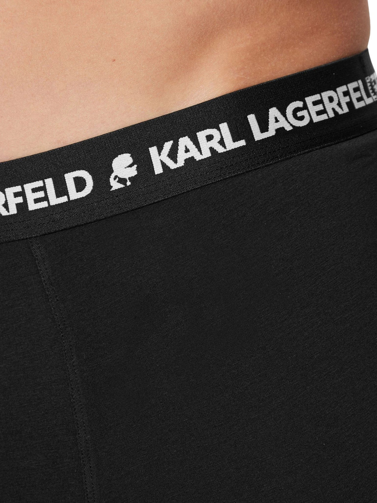 bokserki męskie Karl Lagerfeld A1M47151 czarne 3-pack dopasowane