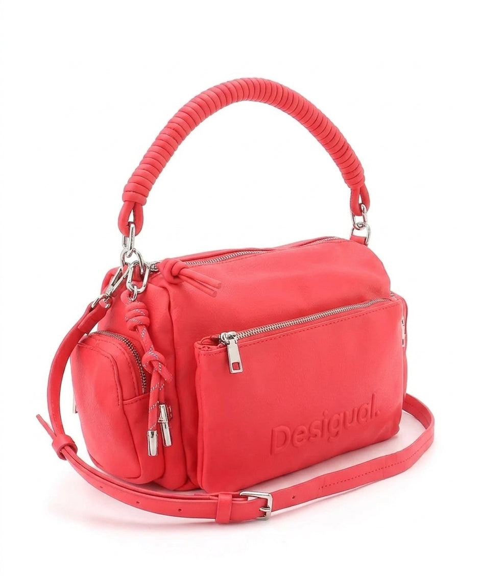 Torebka Damska Desigual BAG_HALF HABANA Czerwona na Pasku
