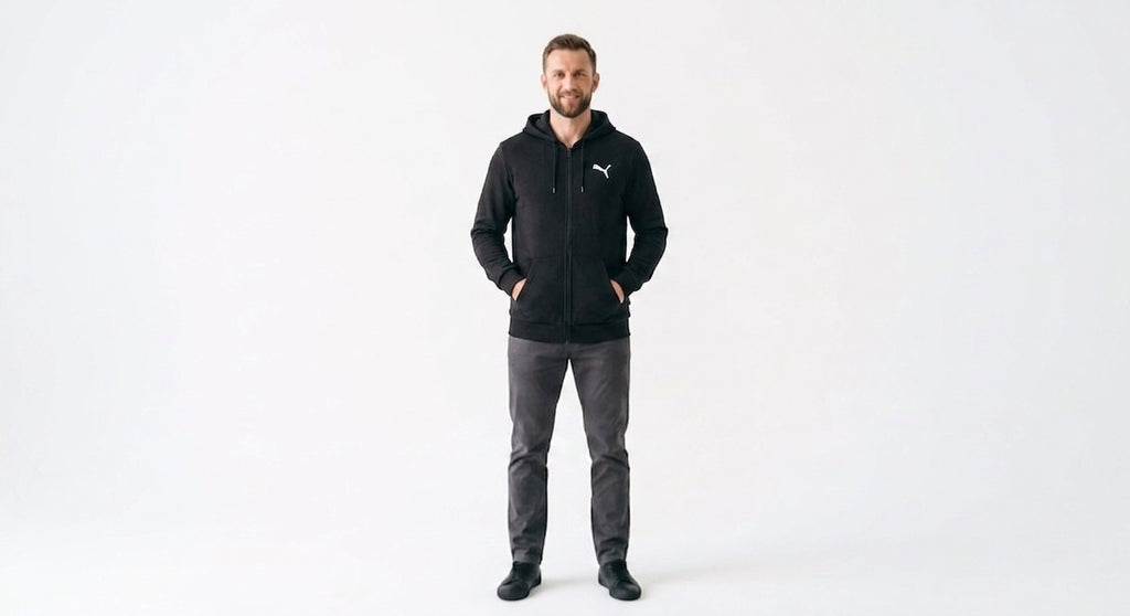 Bluza Męska Puma Better Essentials FZ FL Czarna Rozpinana