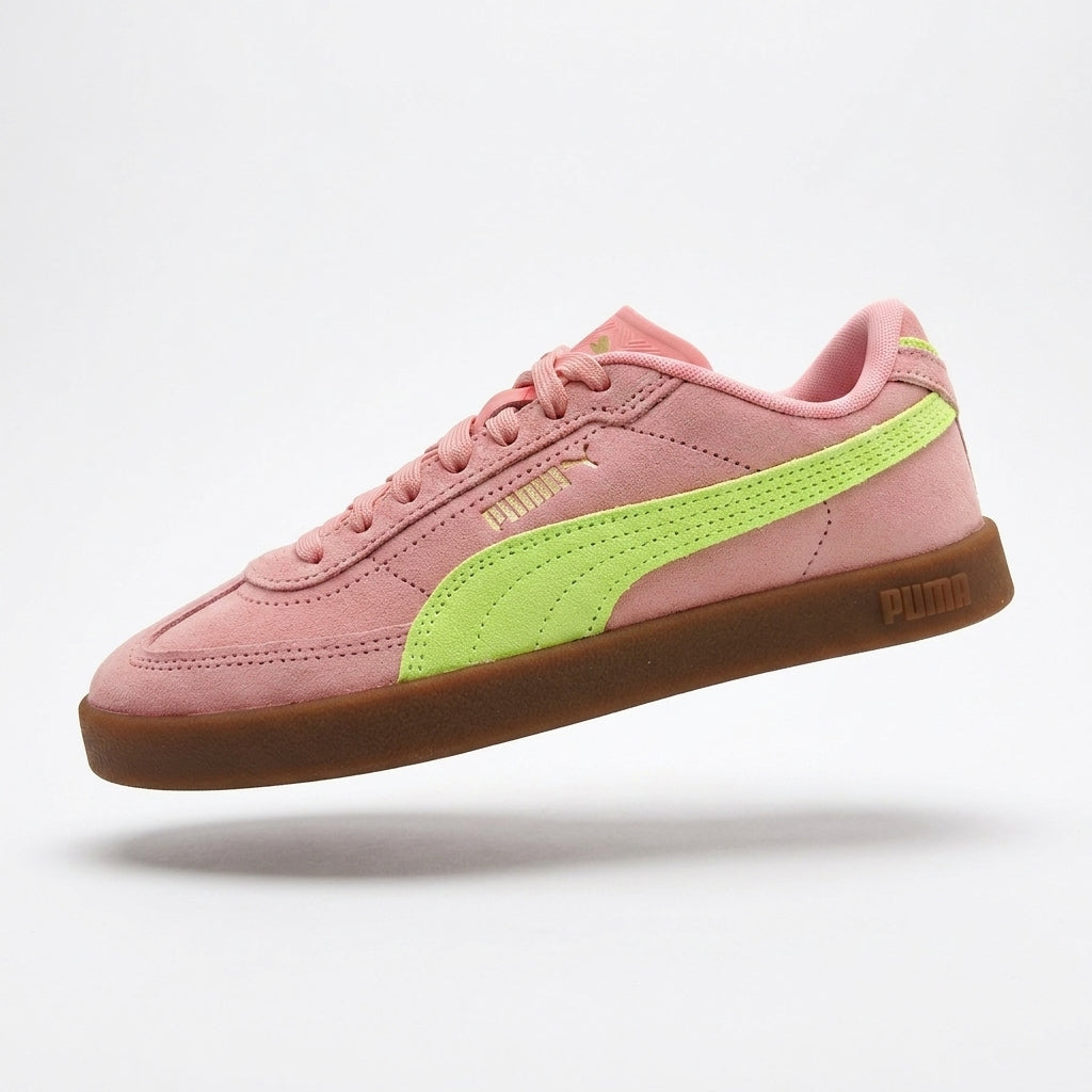 Buty Damskie Puma Club II Era Suede Sportowe Różowe