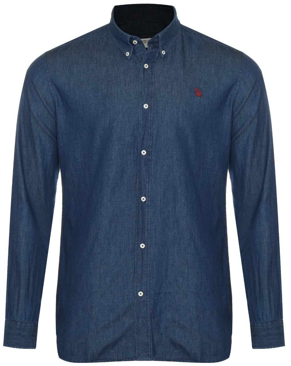 Koszula Męska U.S Polo Assn Jeansowa Granat Slim Fit