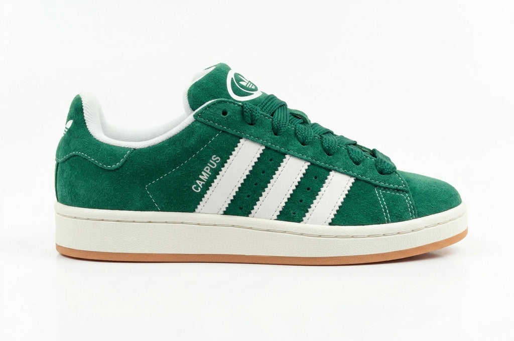 Trampki Damskie Adidas Campus 00s Sportowe Ciemnozielone Biały