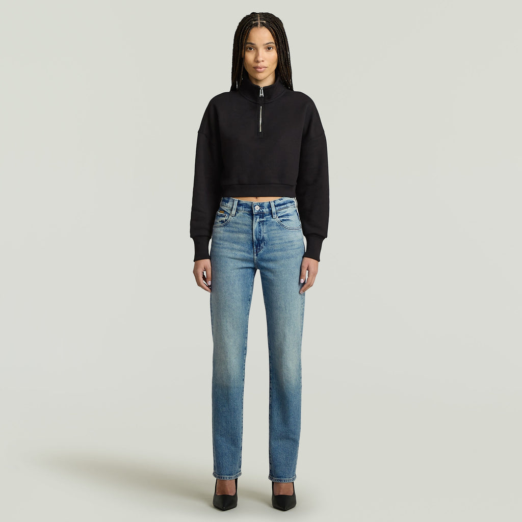 G-star Jeansy Damskie Niebieskie Viktoria High Waist Proste r.29/30