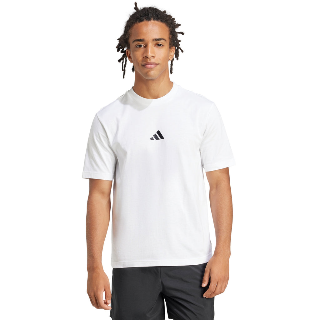 Koszulka Męska Adidas Essentials Small Logo Oversize Jersey Biała JF1092