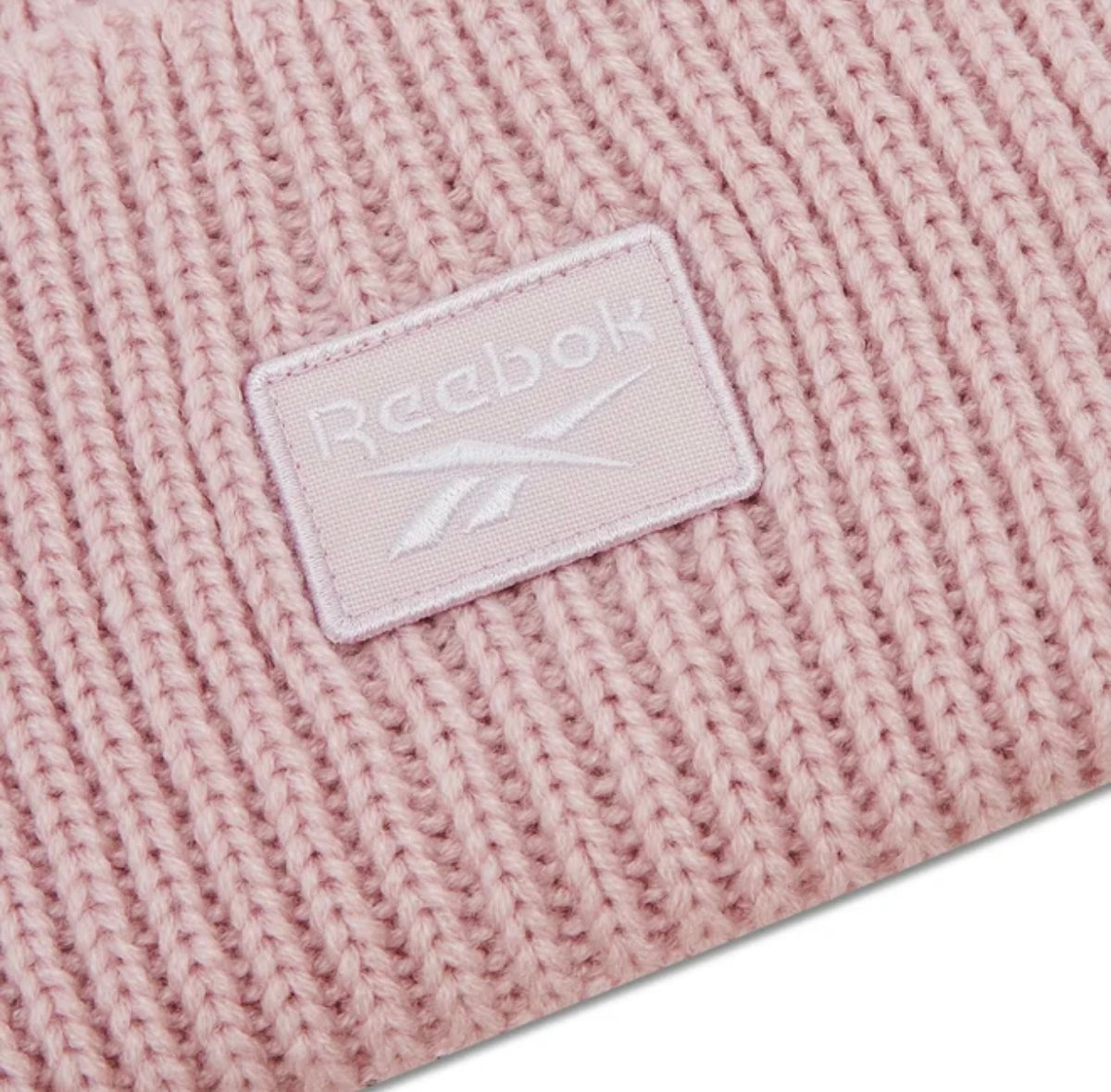 Reebok Różowa Czapka Damska Beanie zimowa Logo Haft Ciepła