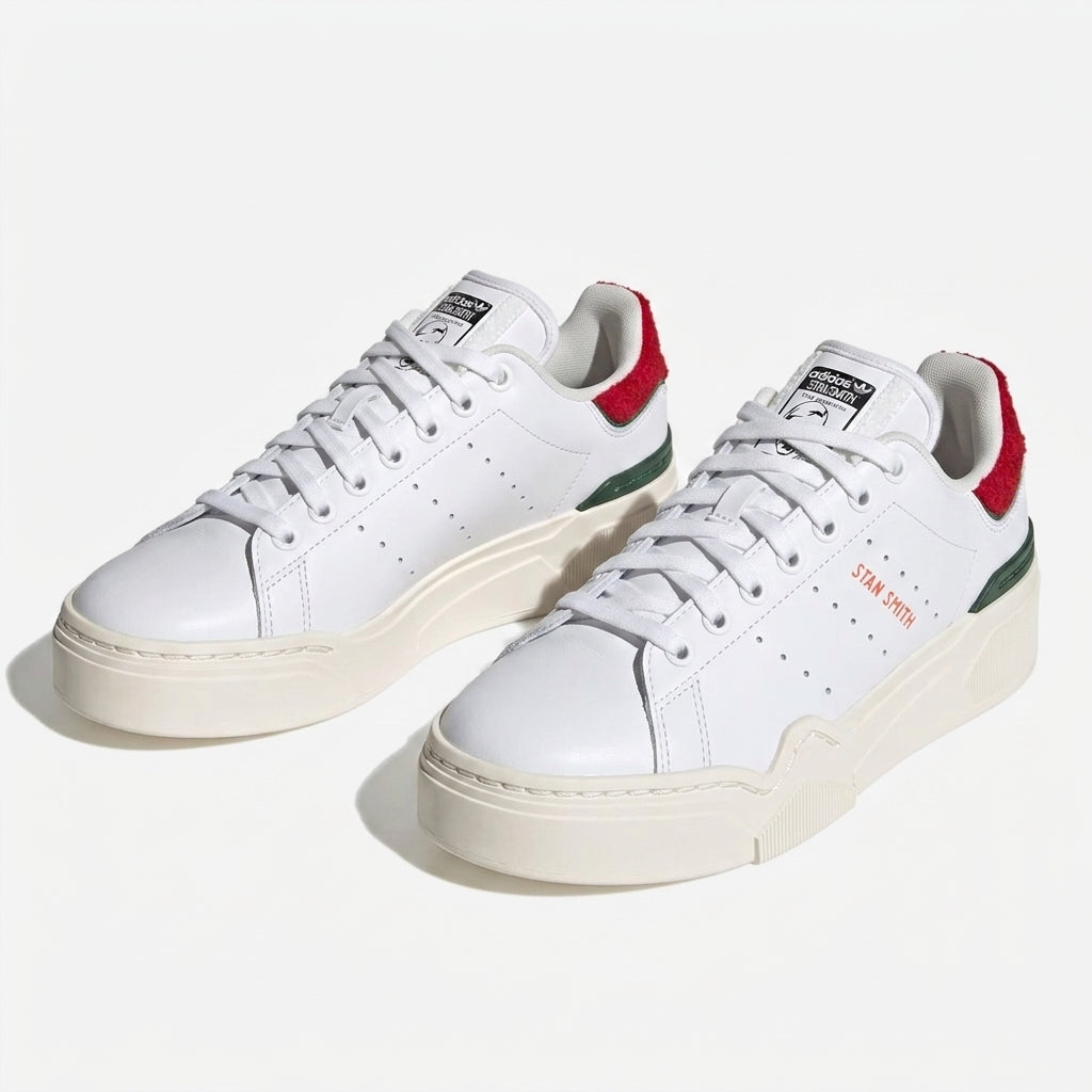 Sneakersy unisex Adidas Stan Smith Bonega 2B Białe Skórzane