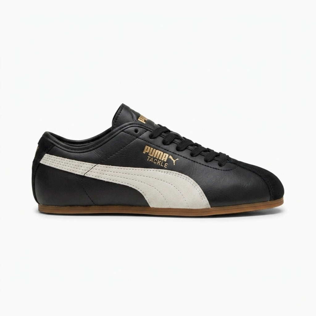Buty Unisex Puma Tackle OG Sportowe Czarno-białe Zamszowe