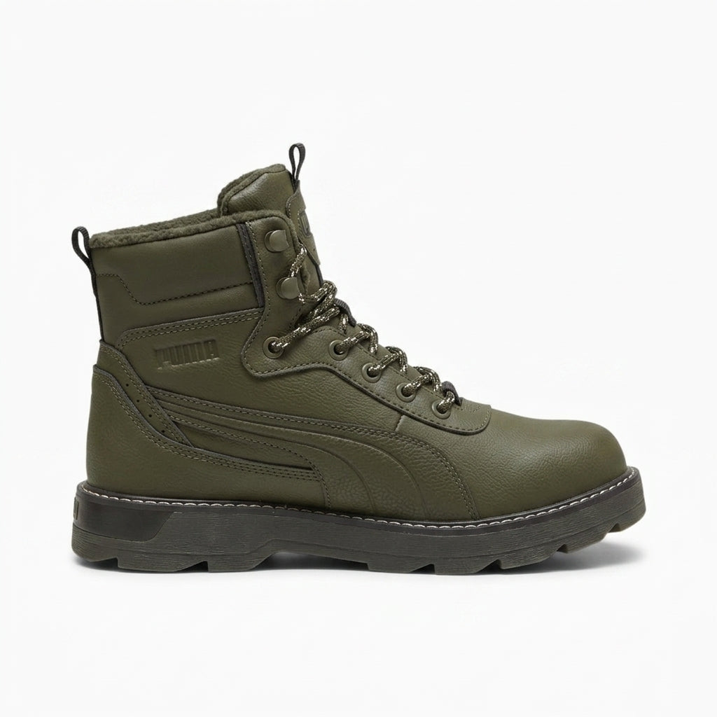 Buty Męskie Puma Desierto V3 Zimowe Oliwkowe Ocieplane
