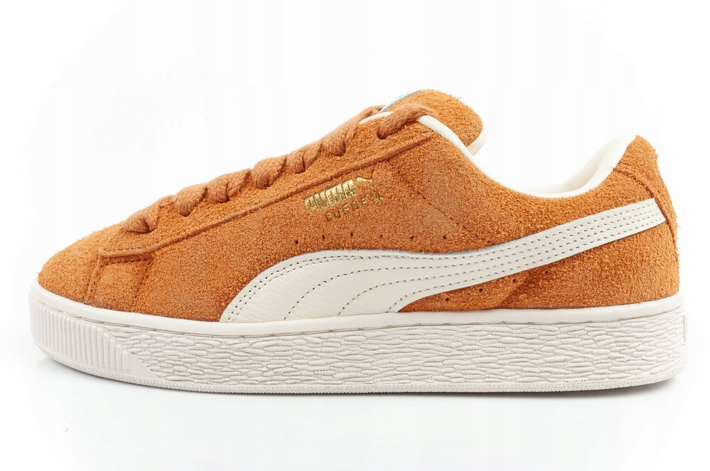 Puma Brązowe Buty Męskie Sportowe Sneakersy Zamszowe Suede XL Hairy r.44