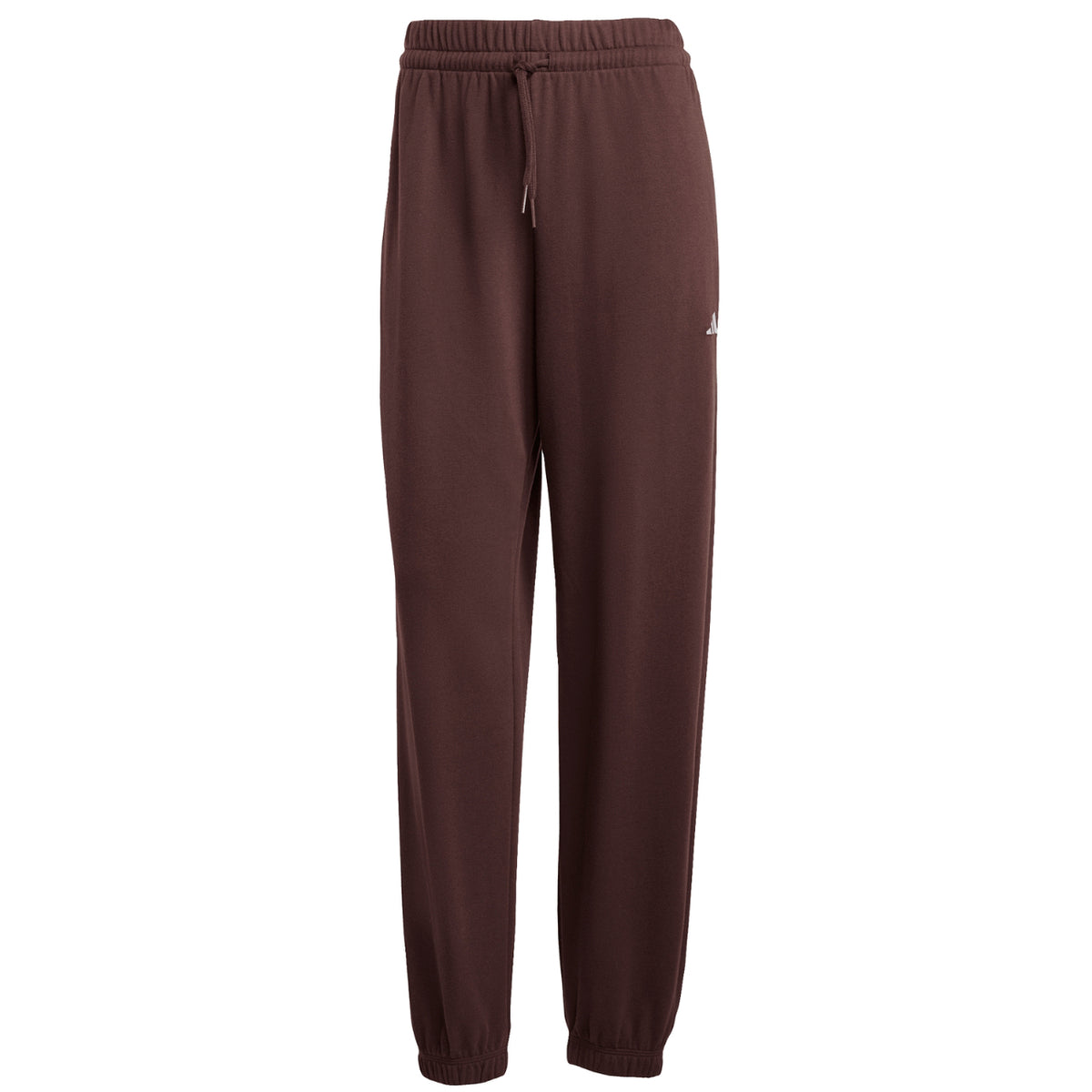 Spodnie Damskie Dresowe Adidas JX3864 Sportowe Brązowe Luźny Krój