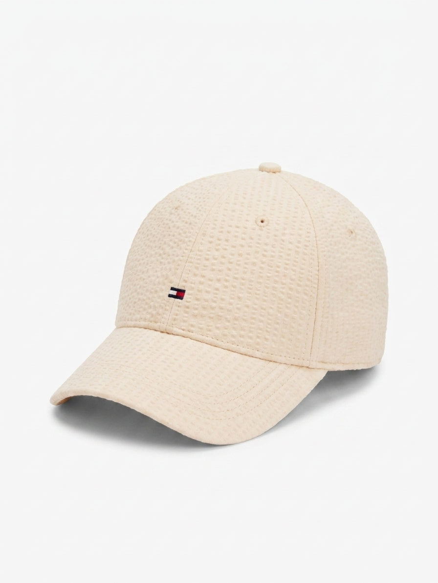 czapka z daszkiem męska Tommy Hilfiger AM0AM13427 niebieska bawełna