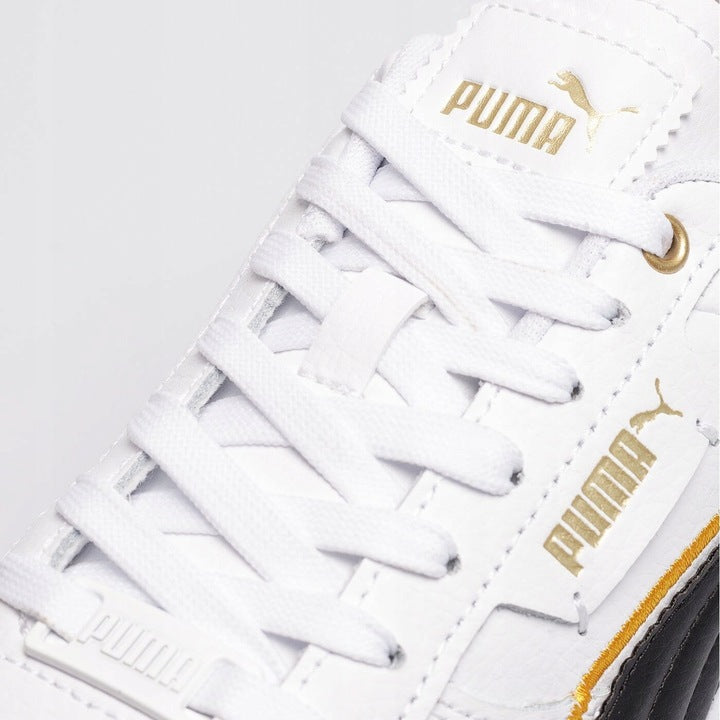 Puma Białe Skórzane Buty Damskie Sportowe Sneakersy Caven Dime FC