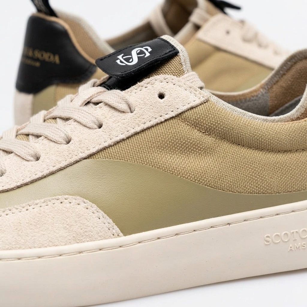 Sneakers unisex S25 sportowe piaskowe wygodne