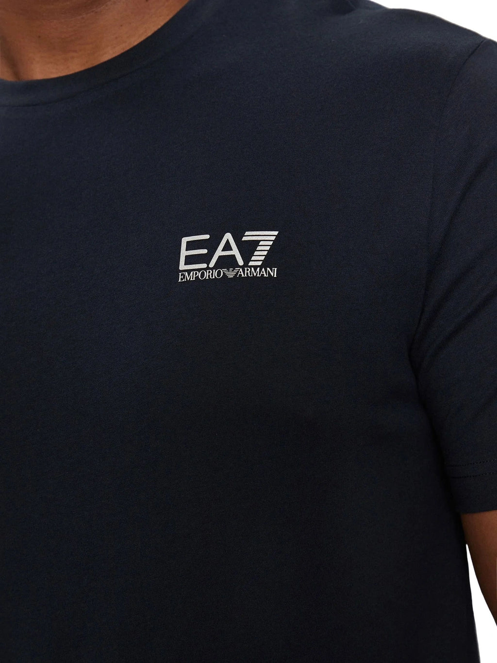 T-shirt Męski Emporio Armani 8NPT25 PJVPZ Sportowy Granatowy Regular