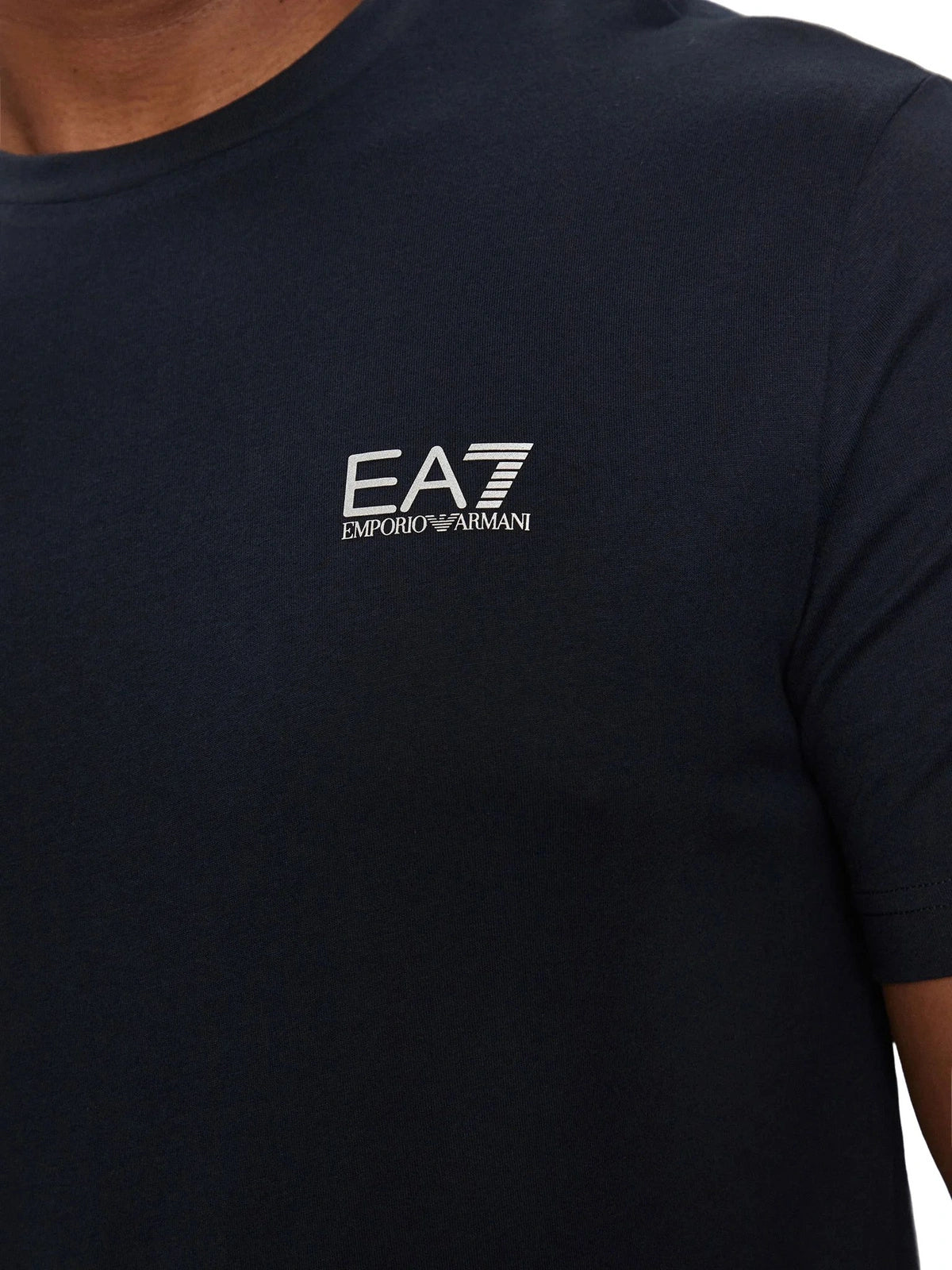 T-shirt Męski Emporio Armani 8NPT25 PJVPZ Sportowy Granatowy Regular