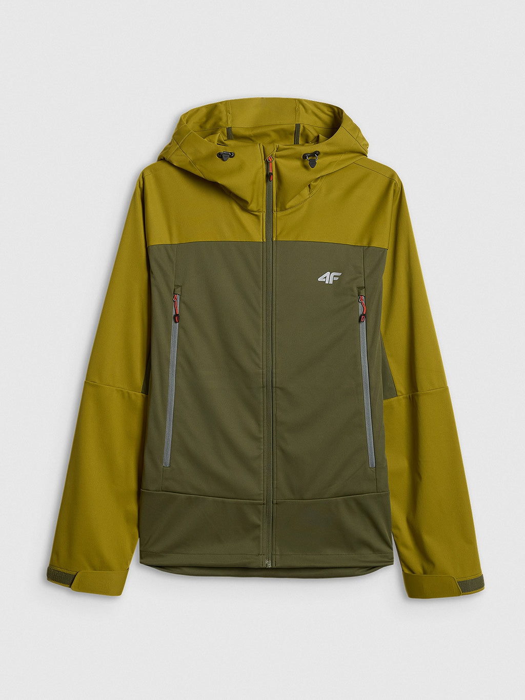 Kurtka Męska 4F M540 Trekkingowa Softshell Khaki Wiatroodporna