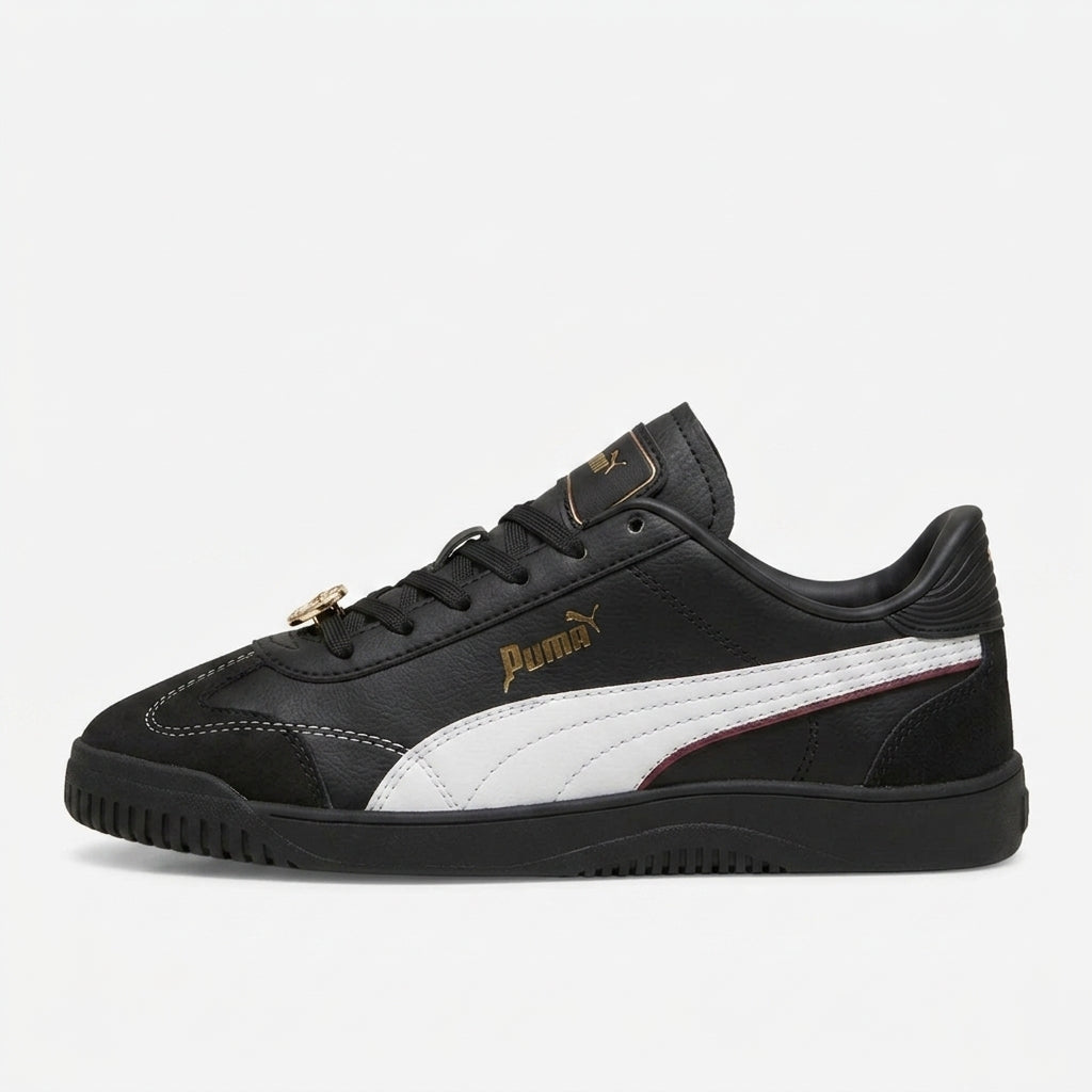 Sneakersy damskie skórzane Puma Club 5v5 Class Act czarne