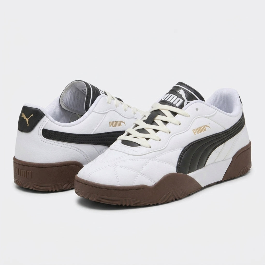 Buty Męskie Puma Tifosi 39745402 Sportowe Białe Czarne