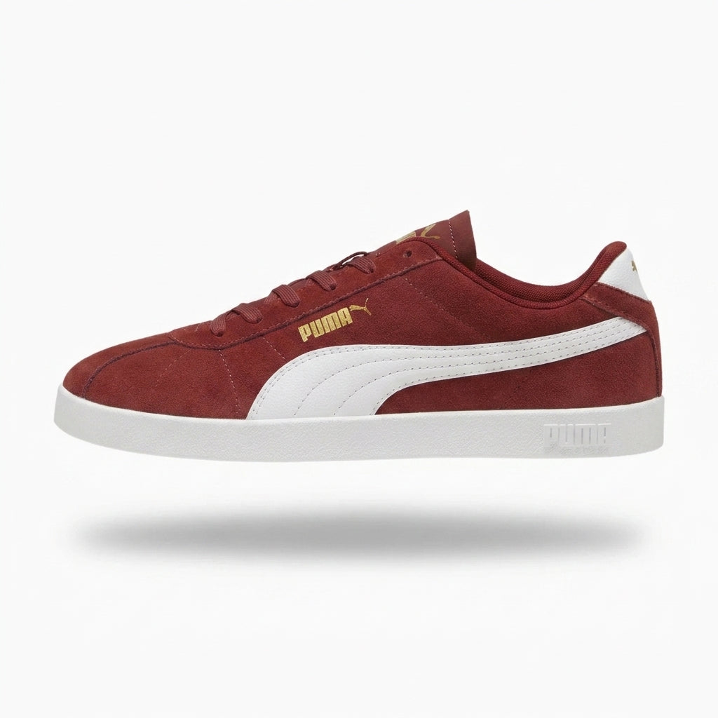 Buty Męskie Puma Club II Czerwone Zamszowe Trampki