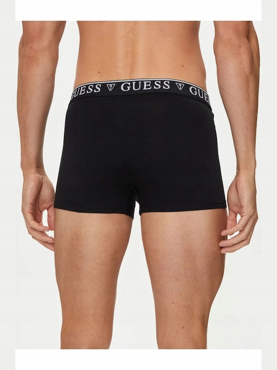 Guess Bokserki Męskie 5-pack Dopasowane Pasek z Logo Wielokolorowe r. M