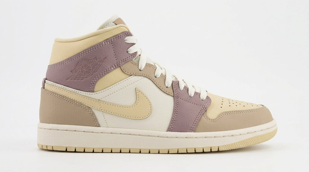 Buty Damskie Nike Air Jordan 1 Mid Pastelowe Skóra