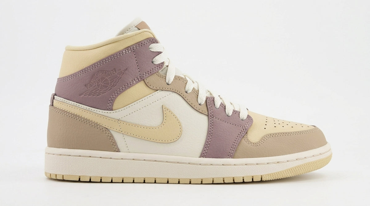 Buty Damskie Nike Air Jordan 1 Mid Pastelowe Skóra