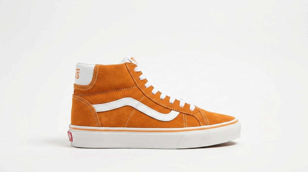 Buty Damskie Vans Mid Skool 37 Zamszowe Trampki Pomarańcz
