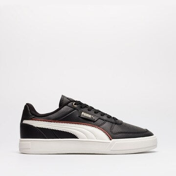 Puma Czarne Skórzane Buty Damskie Sportowe Sneakersy Caven Dime FC