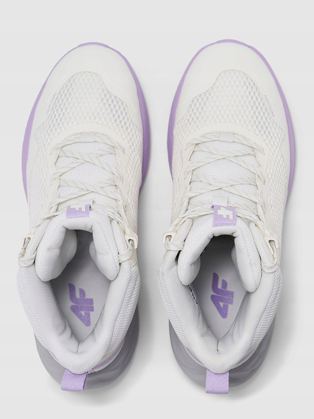 4F Wysokie Buty Damskie Trekkingowe Fioletowe z Membraną Speed Hiker r.38