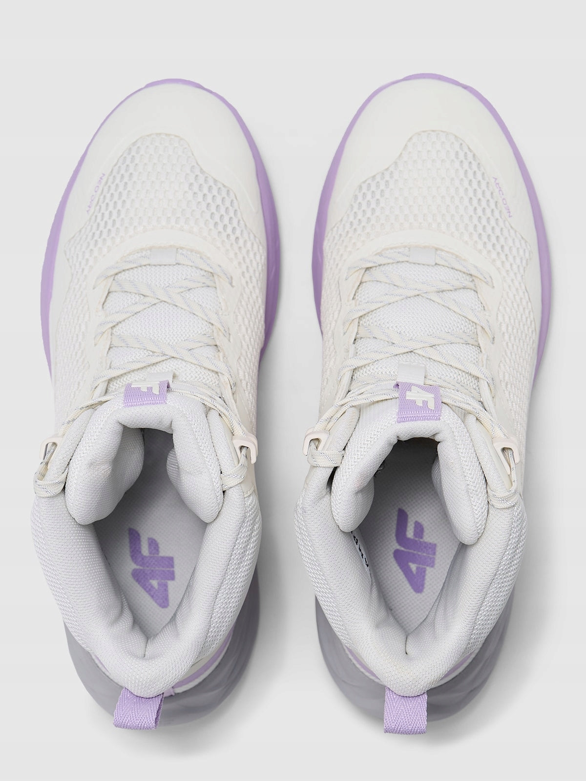 4F Wysokie Buty Damskie Trekkingowe Fioletowe z Membraną Speed Hiker r.38