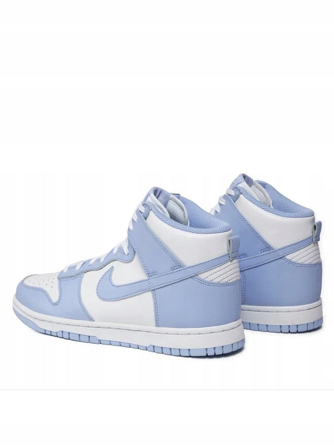Nike Dunk Niebieskie Buty Męskie Sportowe Sneakersy Skórzane Wysokie r.44