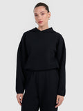 Bluza Damska 4F F1847 Dresowa Waflowa Kaptur Czarna