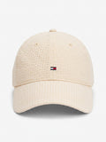 czapka z daszkiem męska Tommy Hilfiger AM0AM13427 beżowa regulacja